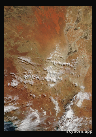 The Earth on 14 May 2002 · Lake Eyre, Australia