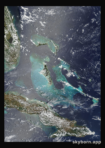 The Earth on 17 May 2002 · Bahamas