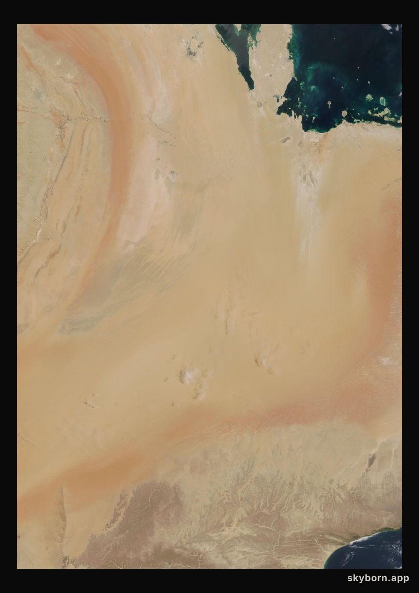 The Earth on 19 May 2002 · Empty Quarter, Arabia