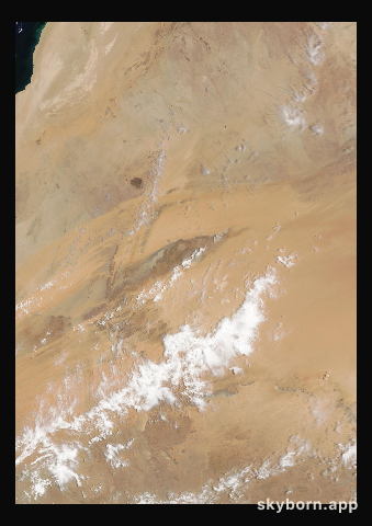 The Earth on 22 May 2002 · Eye of the Sahara, Mauritania