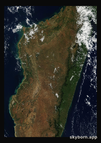 The Earth on 27 May 2002 · Madagascar