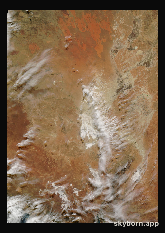 The Earth on 3 June 2002 · Lake Eyre, Australia
