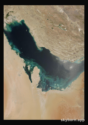 The Earth on 8 June 2002 · Persian Gulf
