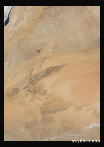 The Earth on 11 June 2002 · Eye of the Sahara, Mauritania