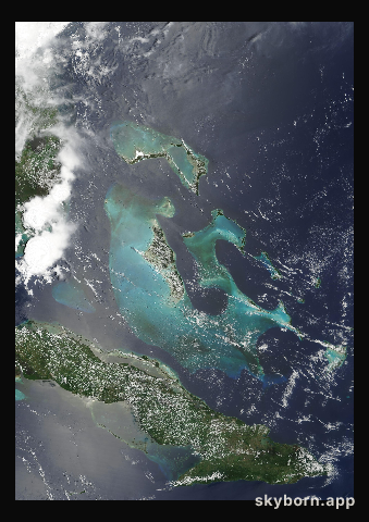 The Earth on 18 June 2002 · Bahamas