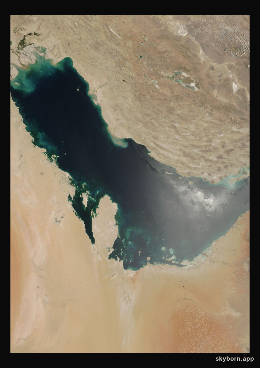 The Earth on 24 June 2002 · Persian Gulf