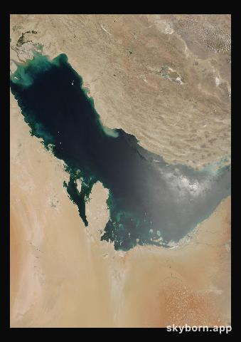 The Earth on 24 June 2002 · Persian Gulf