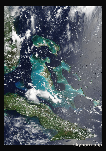 The Earth on 29 June 2002 · Bahamas