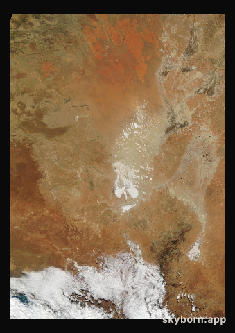 The Earth on 5 July 2002 · Lake Eyre, Australia