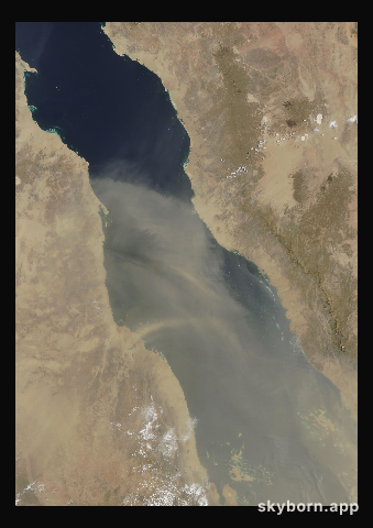 The Earth on 11 July 2002 · Red Sea