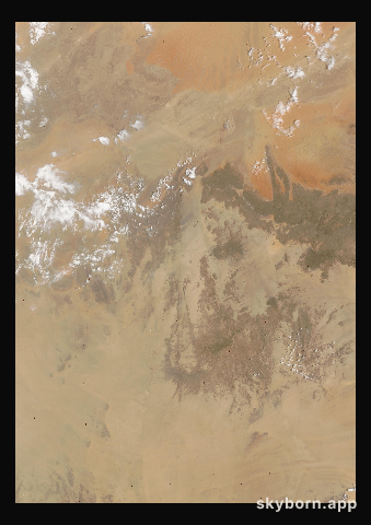The Earth on 19 July 2002 · Sahara, Algeria