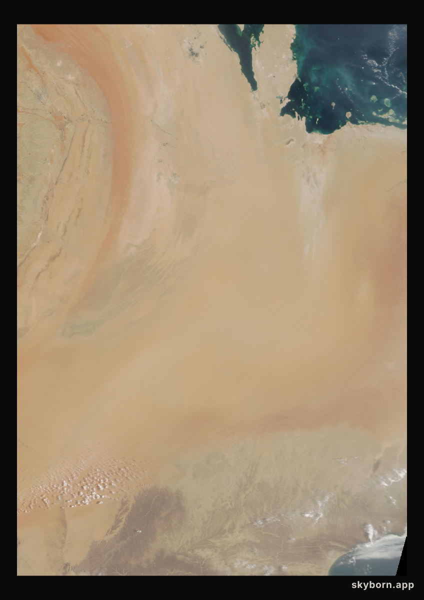 The Earth on 29 July 2002 · Empty Quarter, Arabia