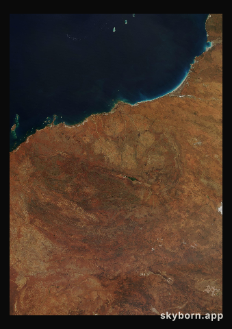 The Earth on 2 August 2002 · Pilbara, Western Australia
