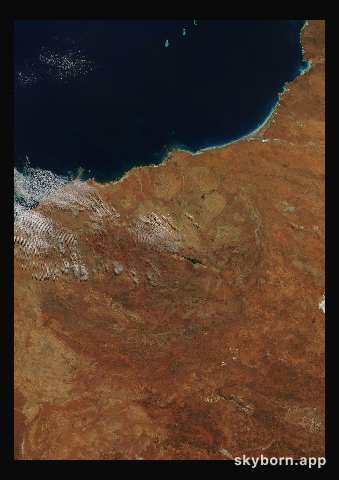 The Earth on 6 August 2002 · Pilbara, Western Australia