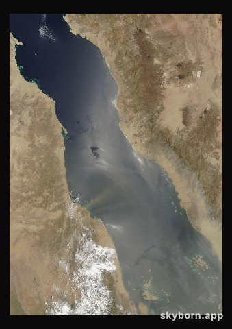 The Earth on 10 August 2002 · Red Sea