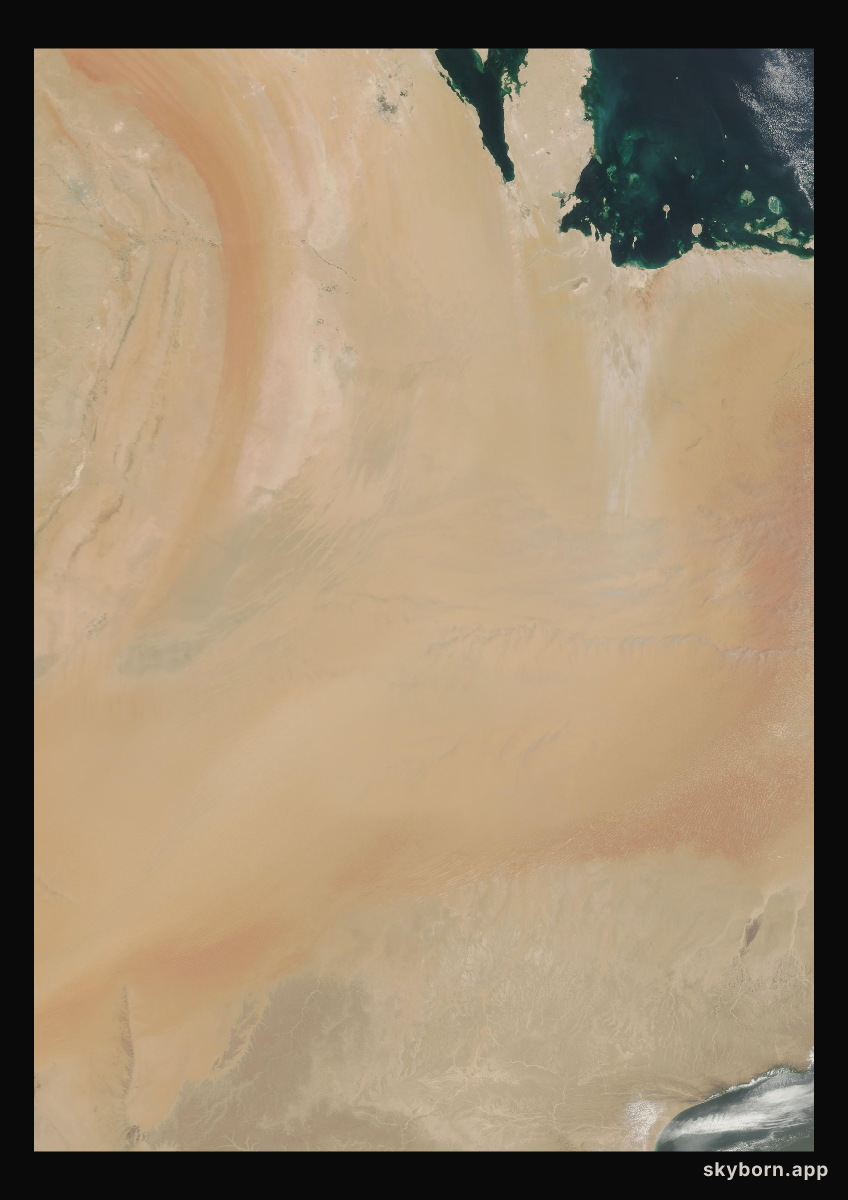 The Earth on 13 August 2002 · Empty Quarter, Arabia