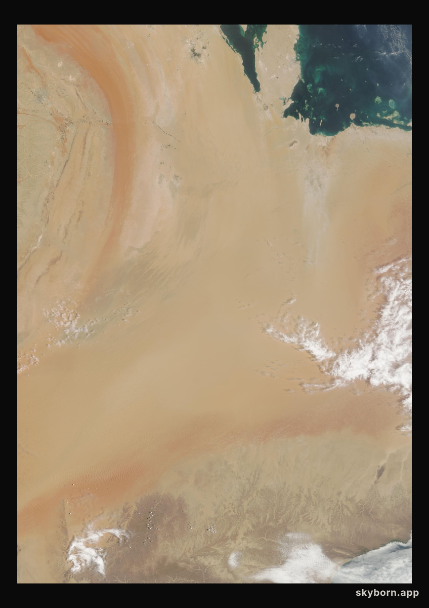 The Earth on 23 August 2002 · Empty Quarter, Arabia