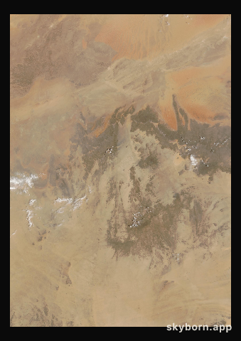 The Earth on 25 August 2002 · Sahara, Algeria