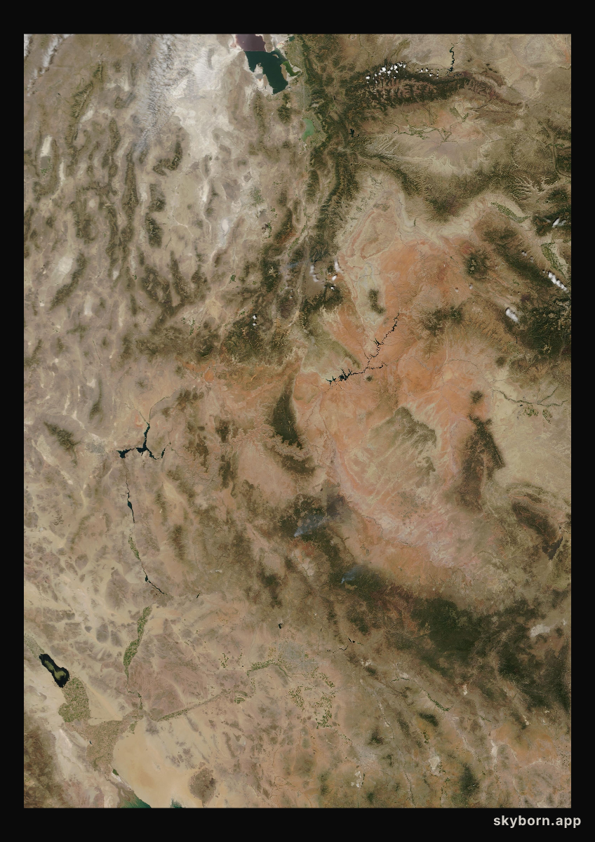 The Earth on 26 August 2002 · Colorado Plateau