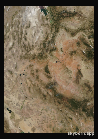 The Earth on 26 August 2002 · Colorado Plateau