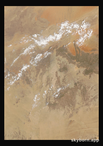 The Earth on 29 August 2002 · Sahara, Algeria