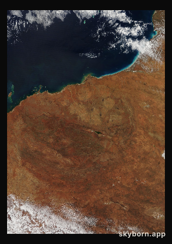 The Earth on 3 September 2002 · Pilbara, Western Australia