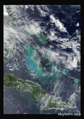 The Earth on 13 September 2002 · Bahamas