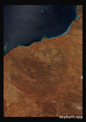 The Earth on 19 September 2002 · Pilbara, Western Australia