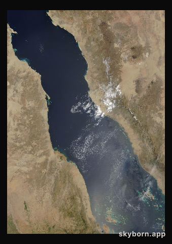 The Earth on 20 September 2002 · Red Sea