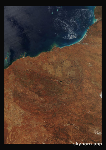 The Earth on 26 September 2002 · Pilbara, Western Australia