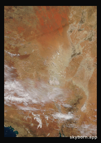 The Earth on 14 October 2002 · Lake Eyre, Australia