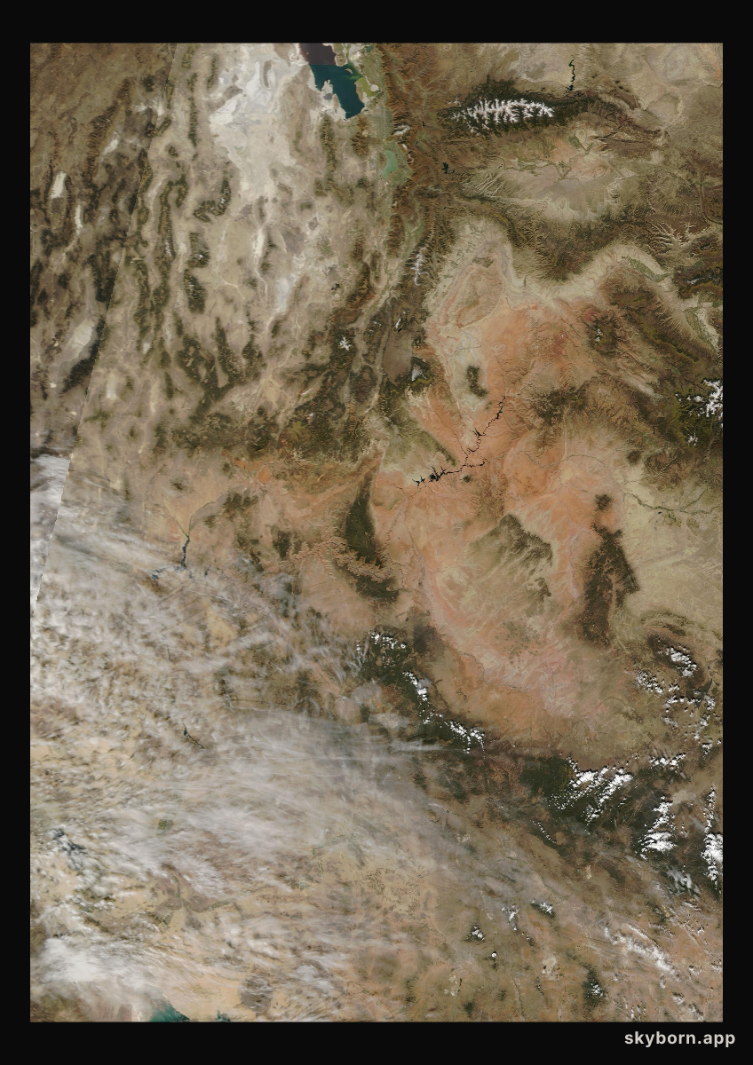The Earth on 15 October 2002 · Colorado Plateau
