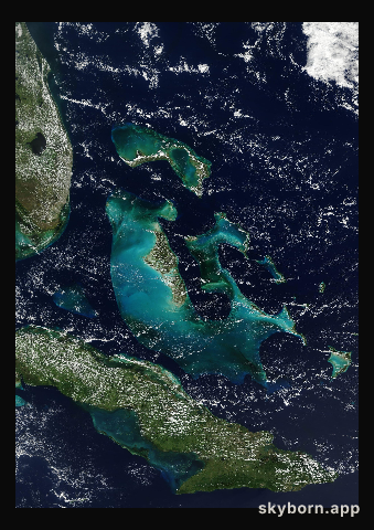 The Earth on 28 October 2002 · Bahamas