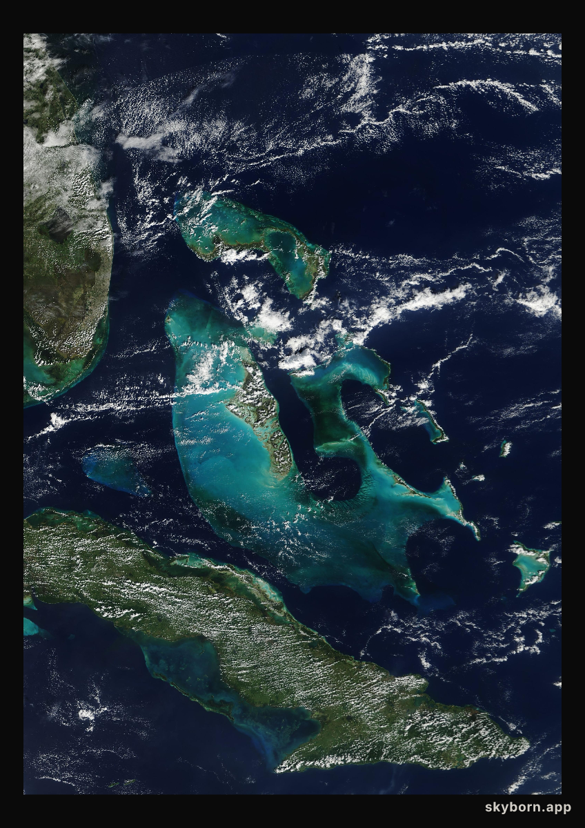The Earth on 31 October 2002 · Bahamas