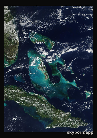 The Earth on 31 October 2002 · Bahamas