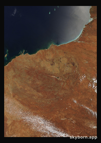 The Earth on 1 November 2002 · Pilbara, Western Australia
