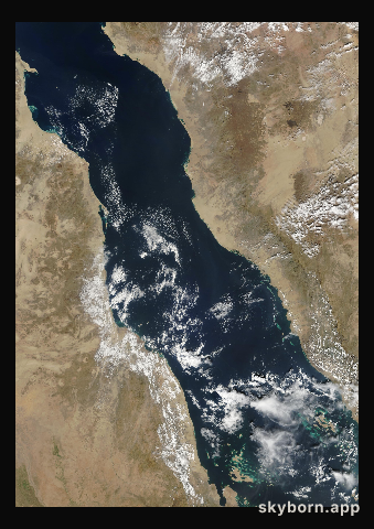 The Earth on 2 November 2002 · Red Sea