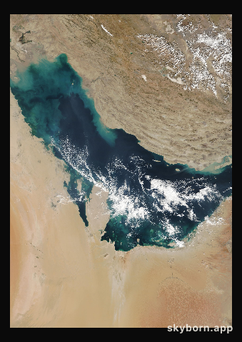 The Earth on 8 November 2002 · Persian Gulf