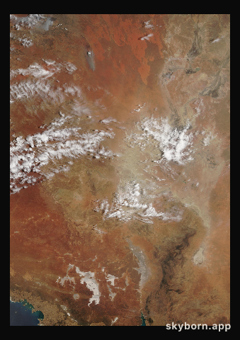 The Earth on 9 November 2002 · Lake Eyre, Australia