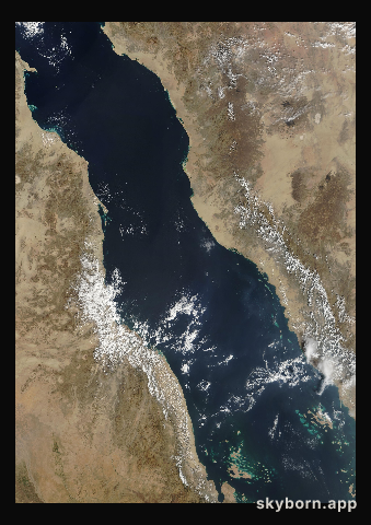 The Earth on 14 November 2002 · Red Sea
