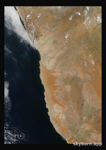 The Earth on 17 November 2002 · Namib Desert