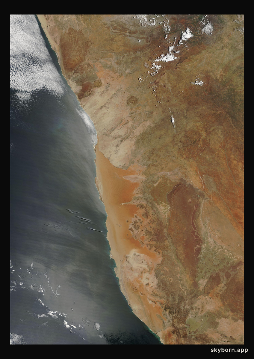The Earth on 20 November 2002 · Namib Desert
