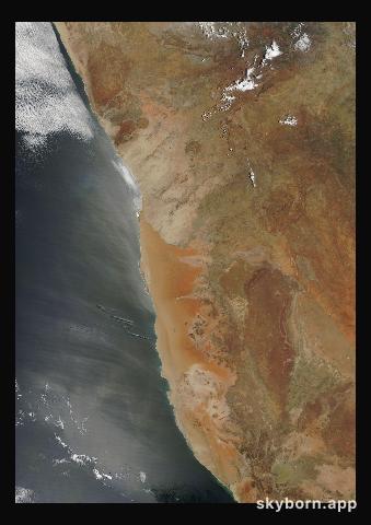 The Earth on 20 November 2002 · Namib Desert