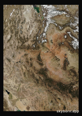 The Earth on 21 November 2002 · Colorado Plateau