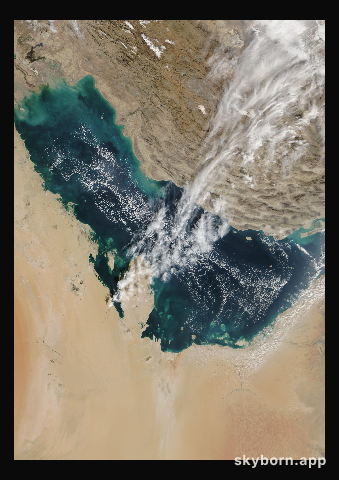 The Earth on 27 November 2002 · Persian Gulf