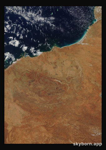 The Earth on 28 November 2002 · Pilbara, Western Australia