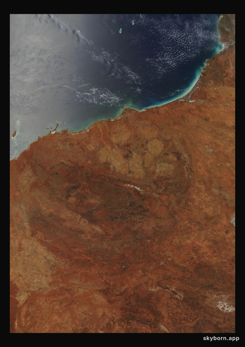 The Earth on 29 November 2002 · Pilbara, Western Australia