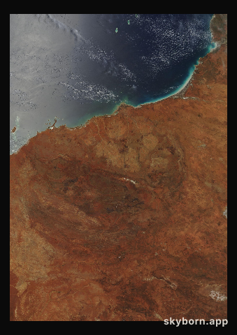 The Earth on 29 November 2002 · Pilbara, Western Australia