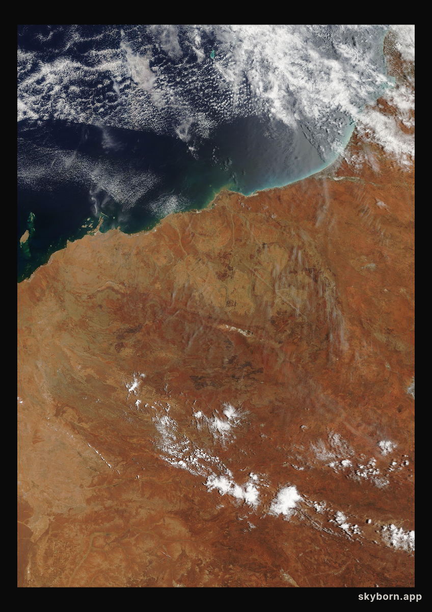 The Earth on 3 December 2002 · Pilbara, Western Australia