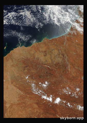 The Earth on 3 December 2002 · Pilbara, Western Australia